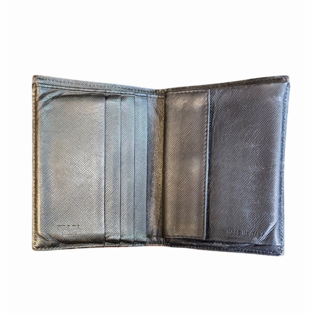 Prada Milano Red Tessuto Nylon Wallet Bifold - Picture 3 of 7